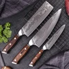 3pcs Professional 67 Layers VG10 Damascus Kitchen Knife set