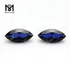 Wholesale Price Synthetic Ruby Marquise Cut 7x14mm Blue Corundum Stone