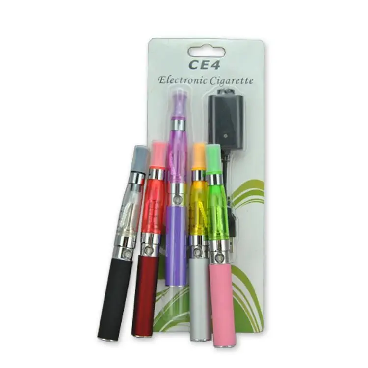 

Cheap Cost Ego Blister Starter Kit CE4 + Battery + USB Charger Wholesale 650mah 900mah 1100mah ego ce4 electronic cigarette