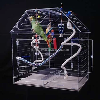 acrylic bird cage