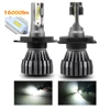 2019 Hot Sale Super Bright 16000Lm CSP Fanless Car H4 Led Headlight Conversion Kit H1