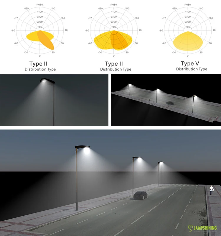 Detachable Induction Light Lightning protection Mars Series Road Light 100W 150W IP66 Street LED Lamp for Street