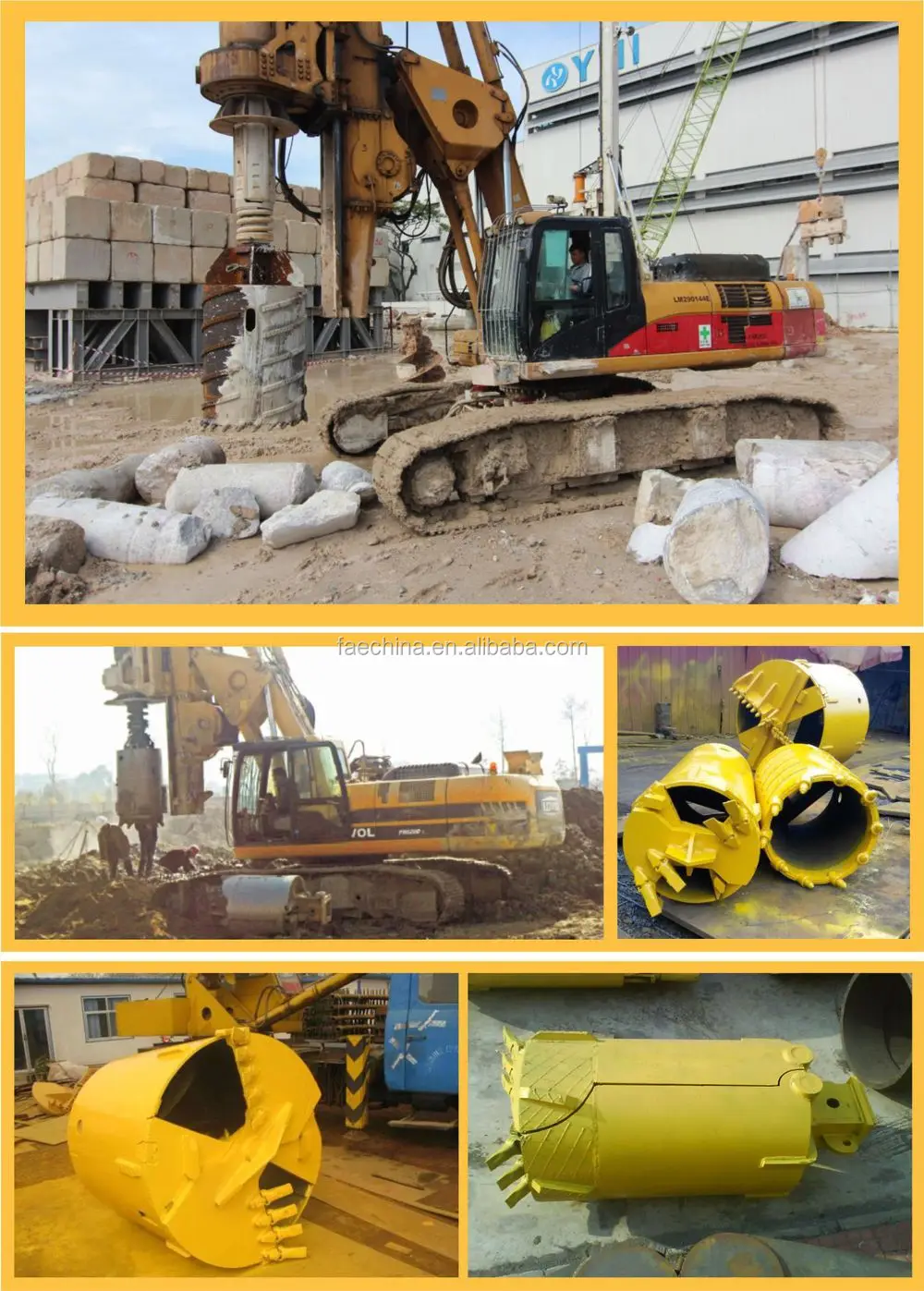 Excavator Diamond Core Drill Bucket Or Roller Bits,Core Barrel For