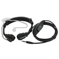 

New EAL002 1Pin 3.5mm Earpiece Air Tube Headset Throat Mic PTT for Mobile Phone cellphone