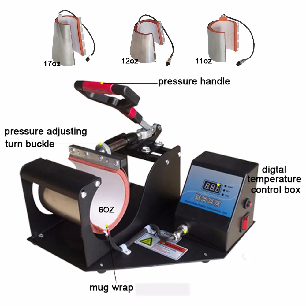 4 In 1 Mug Heat Press Machine Sublimation Print Machine ...