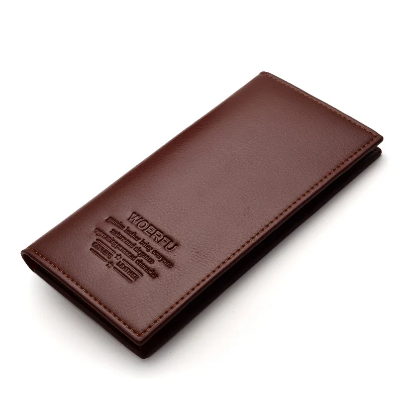 

Men's long PU leather casual business wallet, Picture