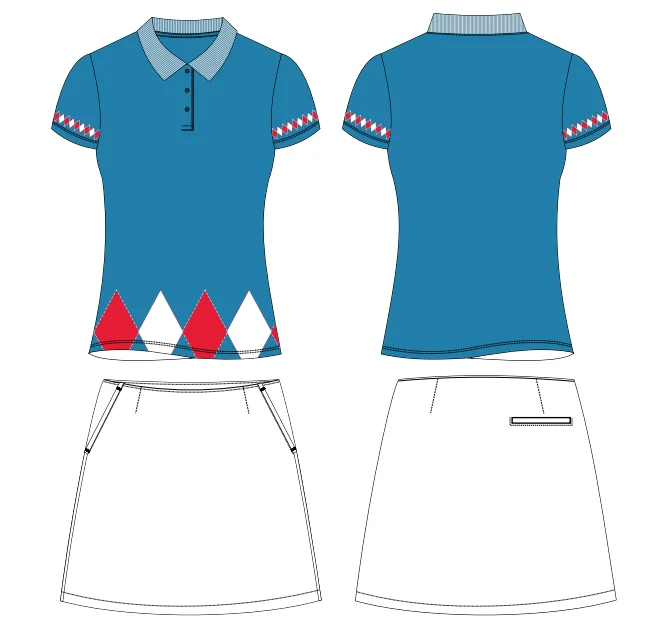 
2017 new design Hot sale digital print t-shirt golf 