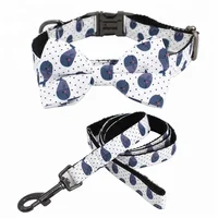 

Wholesale Custom Dog Collar Pet Supplies, Adjustable Dog Collar, Little Whale Pattern Dog Collar Leash Gift Set