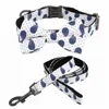 Wholesale Custom Dog Collar Pet Supplies, Adjustable Dog Collar, Little Whale Pattern Dog Collar Leash Gift Set