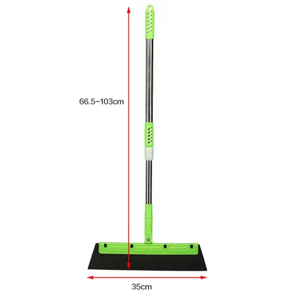 

Manual Magic Dust Hair Bathroom Broom Handle Blade Clean Sweeper Rubber sweep Mop Cleaner KitchenTool