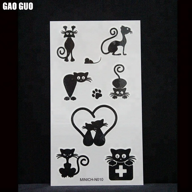 

High Quality&Competitive Price OEM Non-toxic Body Art Glow In The Dark Temporary Tattoo Sticker