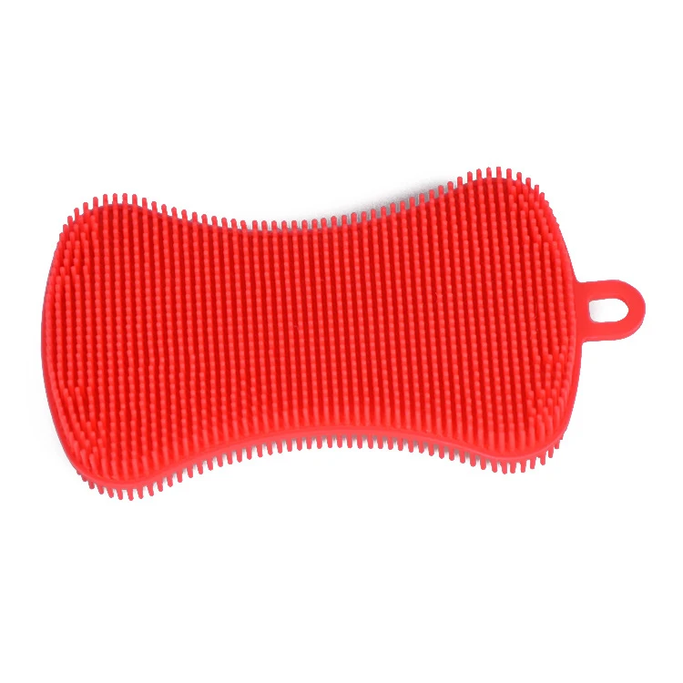 

Kitchen Silicone Cleaning Sponge Dish Scrubber