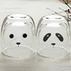 Cute Bear Double wall Borosilicate glass cup 200ml