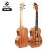 Christmas festival musical instruments gift oem custom brand carving pattern electric ukulele tenor