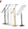 H Shape Metal Outdoor Double Sides Display Poster Stand