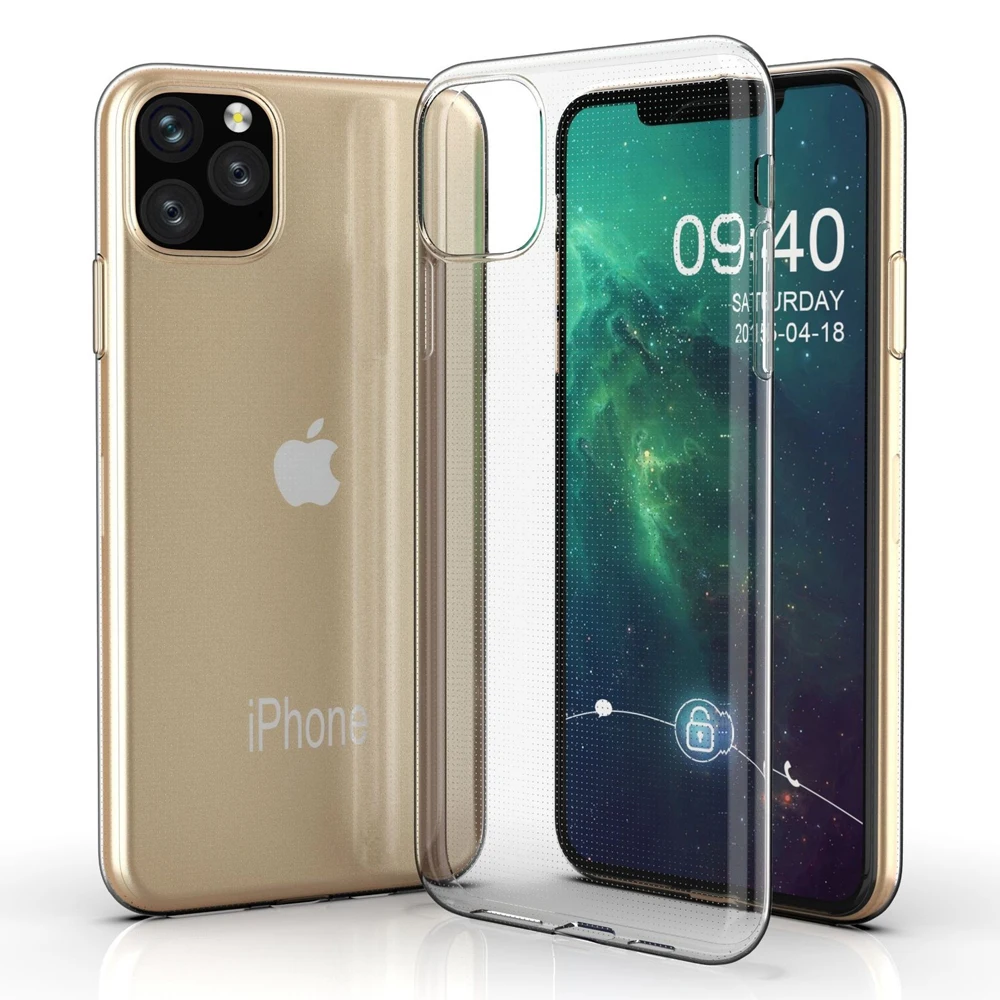 

Clear Soft TPU Case for iPhone 11 Pro Max New Arrivals 2019, Transparent