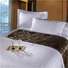 Wholesale Cheap White Dobby Stripe Bed Sheets