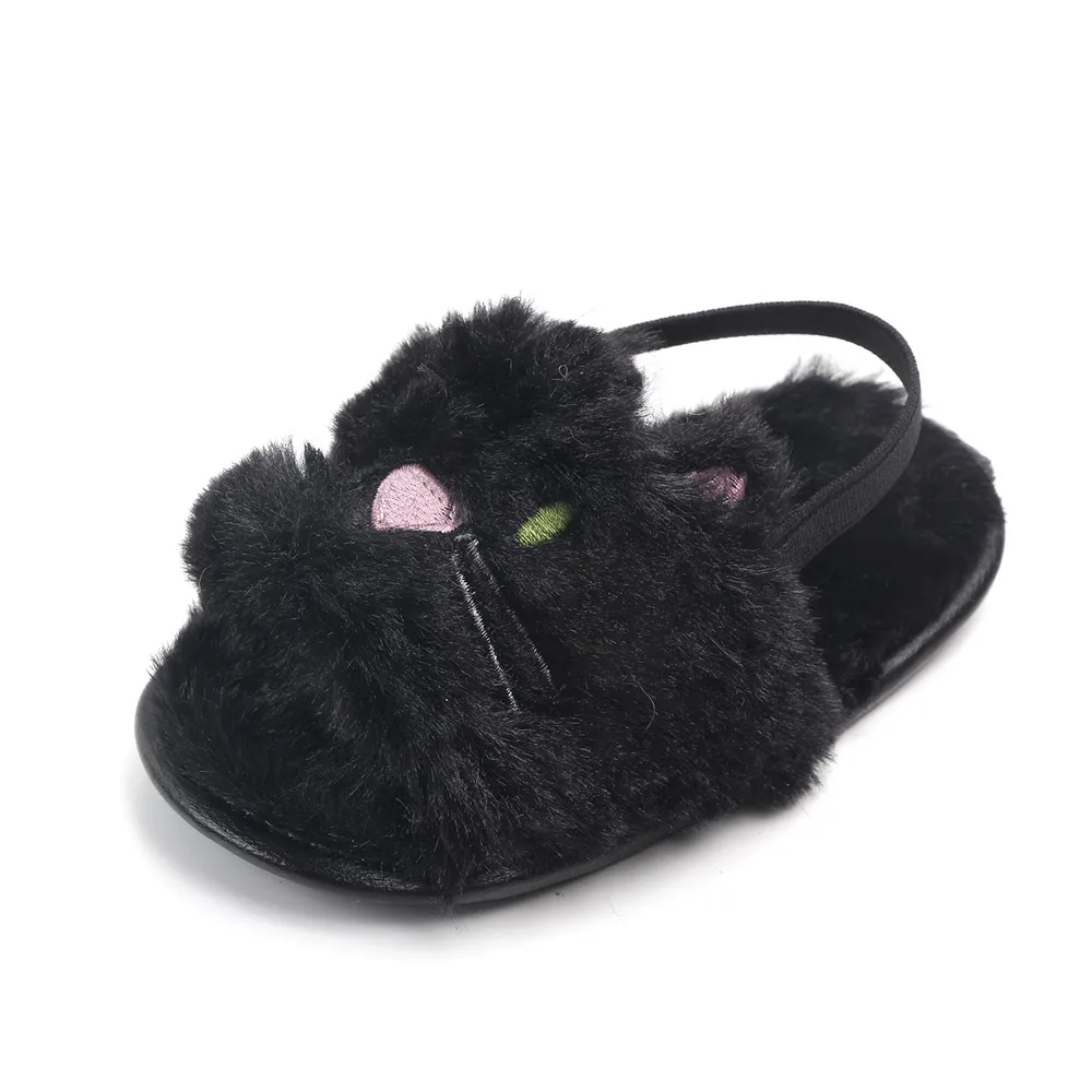 
New arrival cute cartoon plush baby slippers shoes 