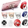 Luxury 360 Degree Metal fold Finger Ring Holder Mobile Phone cat face Holder Finger Stand Holder For iPhone samsung