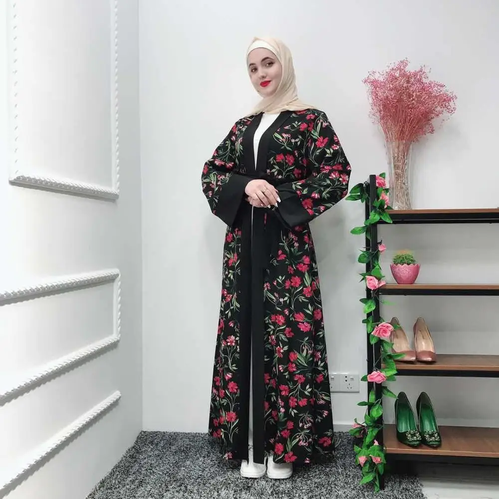 

Latest Designs Black Soft Crepe Muslims Abaya