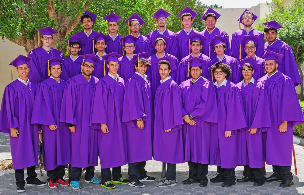 Wholesale Matte Purple Graduation Gown For High School And University