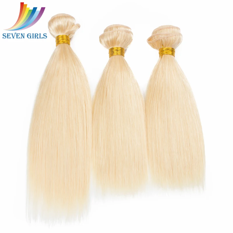 Russian 613 Cuticle Aligned Virgin Blonde Hair Silky Straight Buy 1514