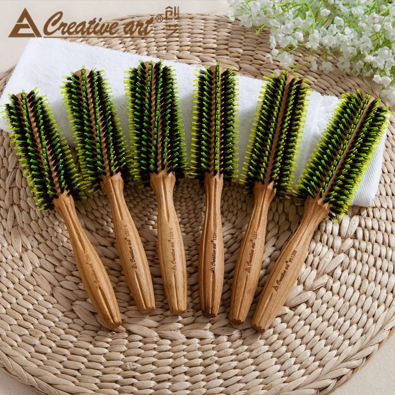 Styling Essentials 100 Natural Boar Pig Bristles Hair Brush With Pin
