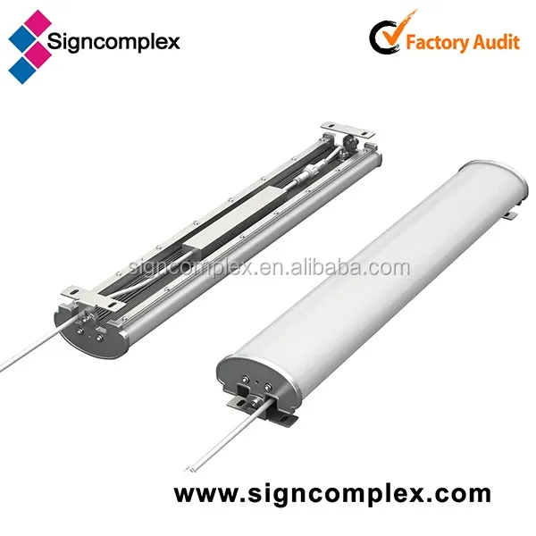 Vapor proof lamp 80w tri-proof light IK10 IP65 waterproof with 5 years warranty time