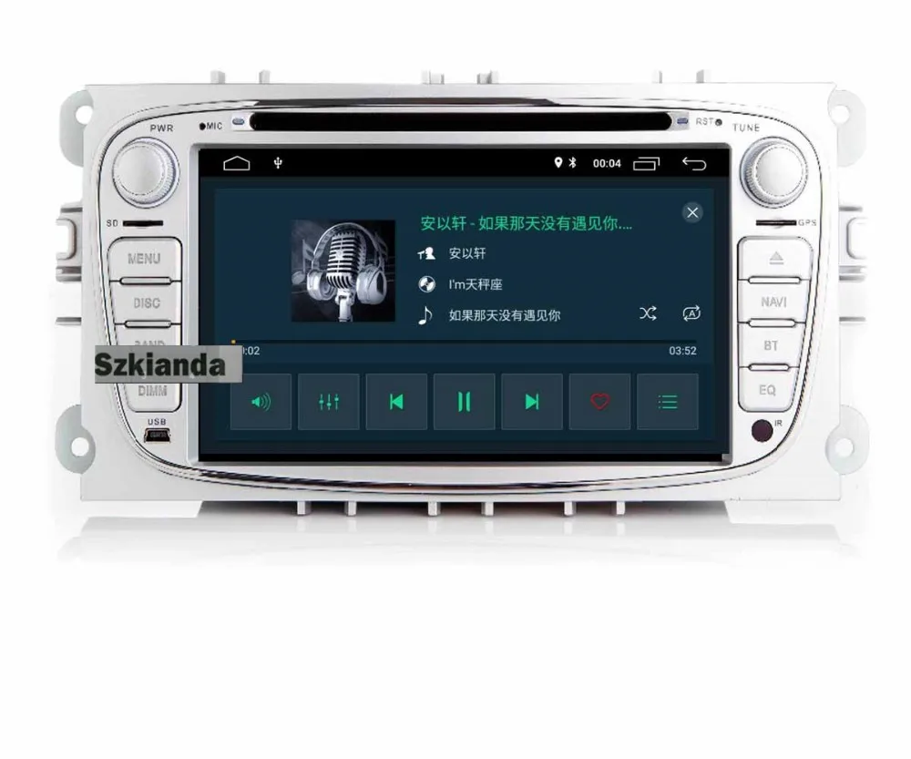 Sale Car Multimedia Player Android 9.0 GPS 2 Din car dvd player for FORD Focus S-MAX Mondeo C-MAX Galaxy wifi car radio bluetooth DVR 21