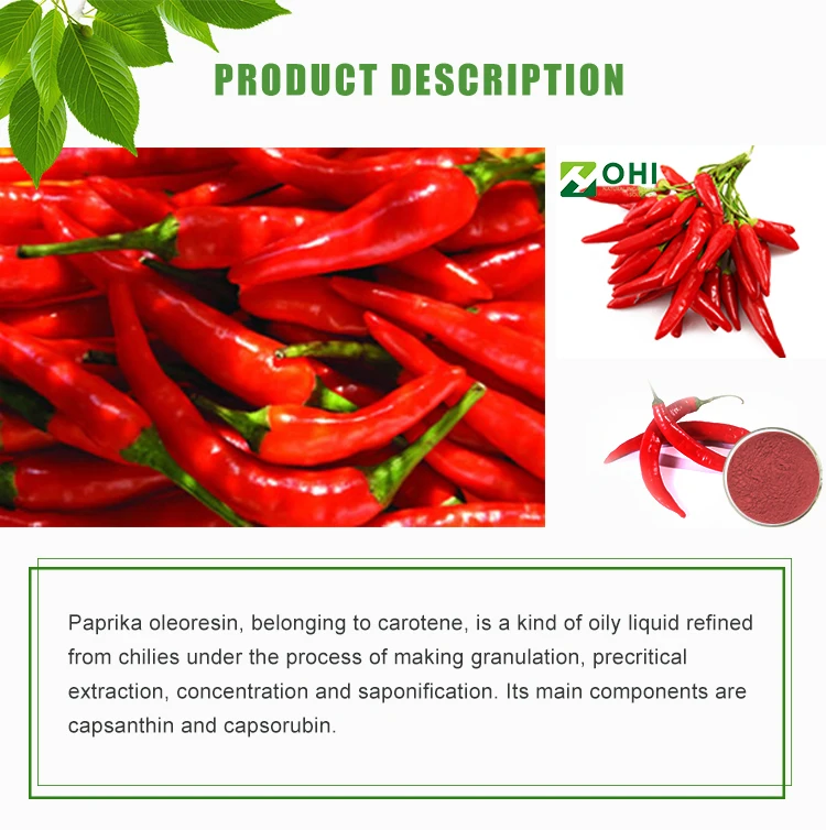 Capsanthins Paprika Oleoresin Extract Powder Buy Paprika Oleoresin