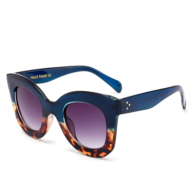

Designer trendy plastic Women cat eye Sunglasses 2018, Any color
