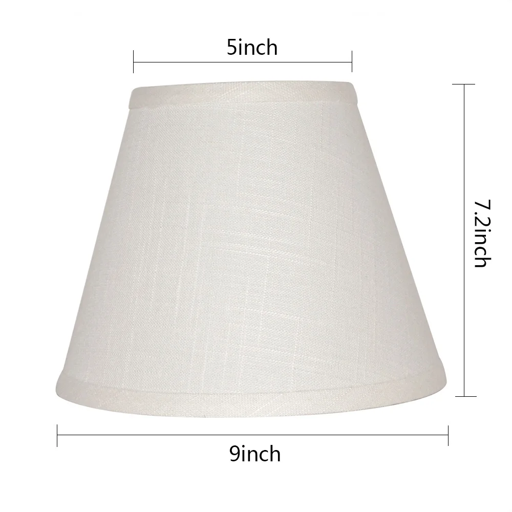 Small Medium Size Tapered Linen White Lamp Shade - Buy Wall Lamp Shade ...