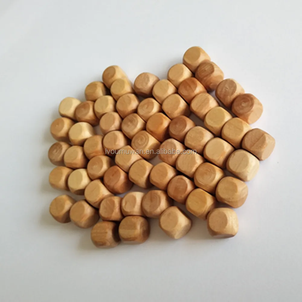 

Factory Directly customized wood 1*1*1cm dice, rounded corners cube