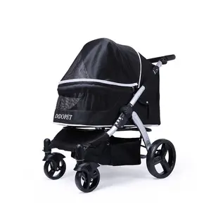 Image of Portable breathable customized pet stroller easy carrier outdoor dog stroller