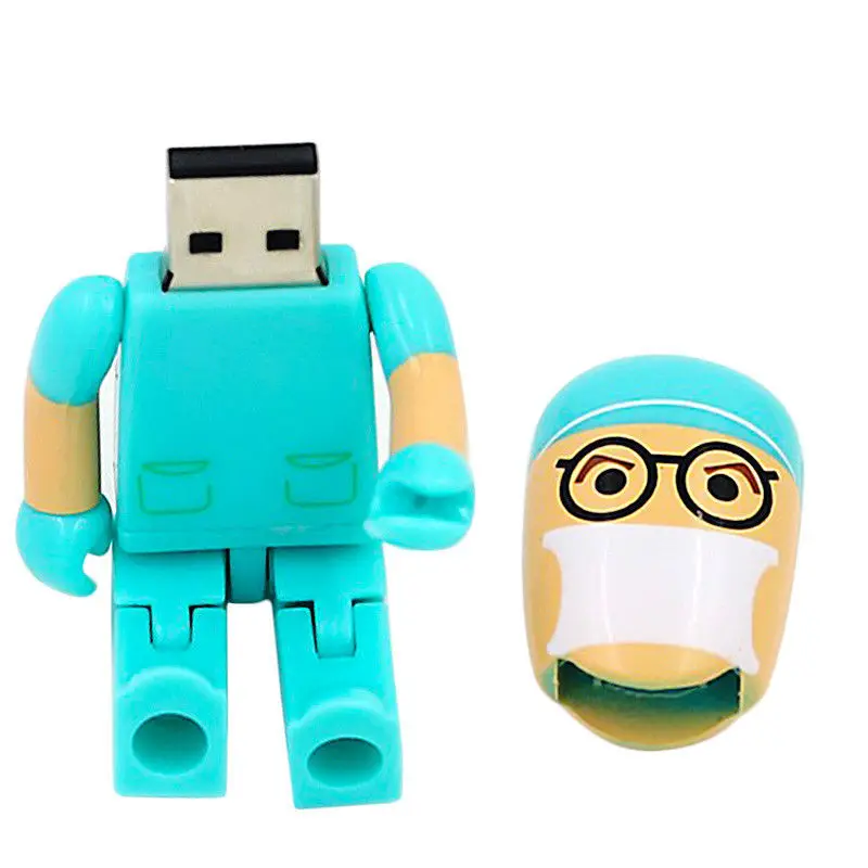 USB flash drive Doctors memory stick nurses Lovely medical pendrive cartoon pen drive 4GB 8GB 16GB 32GB 64GB 128GB U disk - ANKUX.COM