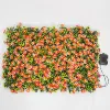Hot-selling Home and Garden Artificial Plant Wall Lawn Simulation Flower Wall with led lights Simulation Flower Wall HL-009