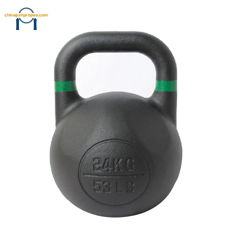 
Gym Competition 24KG Competition plastic adjustable handle Kettlebells with oso collars 