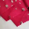 2019 Top design plain dyed Polyester spandex Brush embossed Dty Fabric for clothes