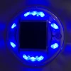 Hot sale circular solar power led plastic road stud