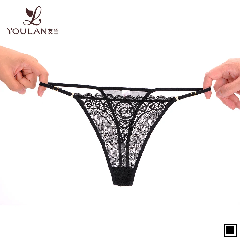 

Fashion Show Sexy Mature Ladies Women Fancy Transparent Lace Lingerie Panty Thong, G string on your requirement