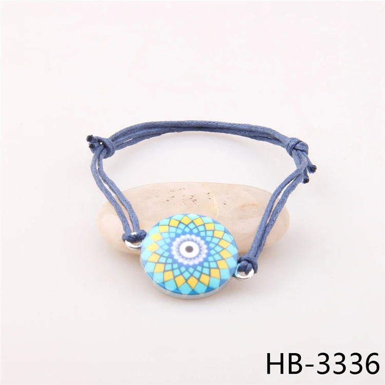 

Hot sale fashion blue color charming women men vogue rope bracelet on sale, As picture or customized