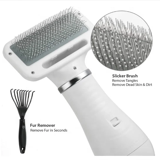 

Hot Sell Pet Grooming Comb Pet Cleaning Brush Dog Grooming Supplies, White