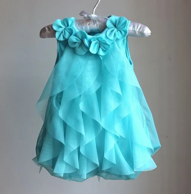 0 24M Baby Clothing 2015 Summer New Infant Romper Dress Full Month Year Toddler Girls Birthday