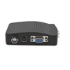 Multimedia Converter, VGA + SV + BNC to VGA Switch 3D VGA 1080p easily 60Hz and 75Hz for HDTV, Monitors, Laptop, Desktop