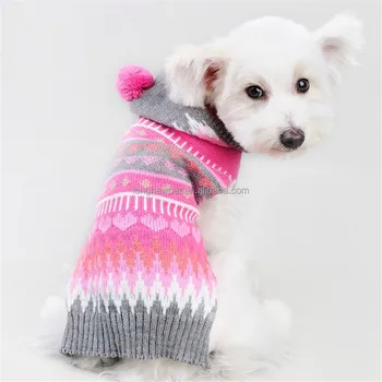 デザイナーかぎ針編みクリスマスジャンパーニットコート冬服のための犬 Buy 冬服のための犬 クリスマスジャンパー犬 ニット犬のコート Product On Alibaba Com