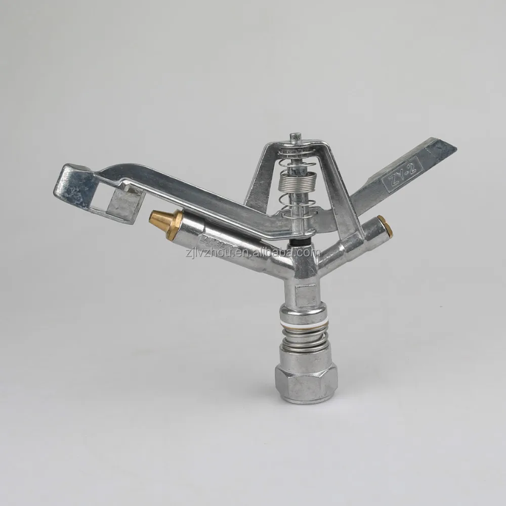 1'' Metal garden irrigation sprinkler 360 rotating