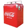 17L portable outdoor tailgate beer metal cooler box