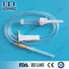 First quality disposable sterile 20 drops/60 drops infusion set jiangsu