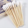 3"sterile standard cotton swabs bamboo handle cotton swabs for wound clean