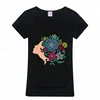 Wholesale Custom High Quality Basic T-shirt With Heat Transfer
